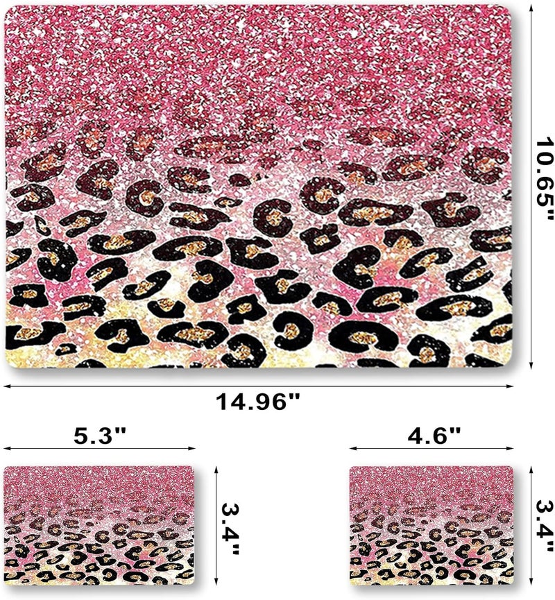 ARTSO 15.6 inch Laptop Notebook Skin Sticker Universal Soft Art Cover Decal Fits 12 13 13.3 14 15 15.4 15.6 inch Laptop Protector,Easy to Apply, Reusable, Pink Leopard Print - Image 5